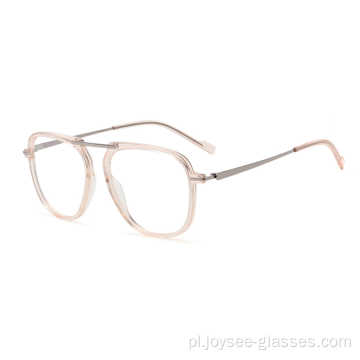 Popularna czarna ramka Kolorowa Wysokiej jakości Materiał pełny obręczy okulary